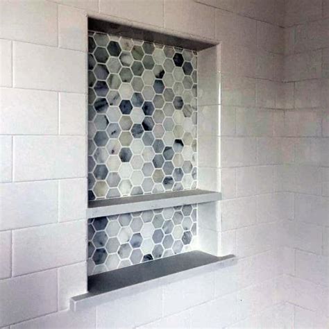 The key to a calm start to the day is having everything organized with these best bathroom organization ideas. Top 70 Best Shower Niche Ideas - Recessed Shelf Designs