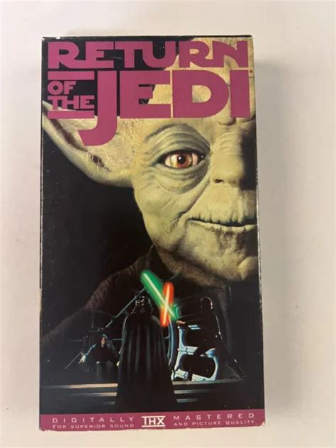 Star Wars Return Of The Jedi Vhs Hamill Ford Lucas Fisher 399 Picclick