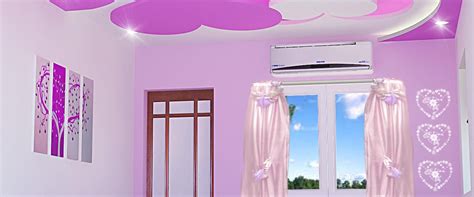 Ceiling millwork right along back and side wall? Stylish Kids Room False Ceiling Ideas #KidsRoom # ...