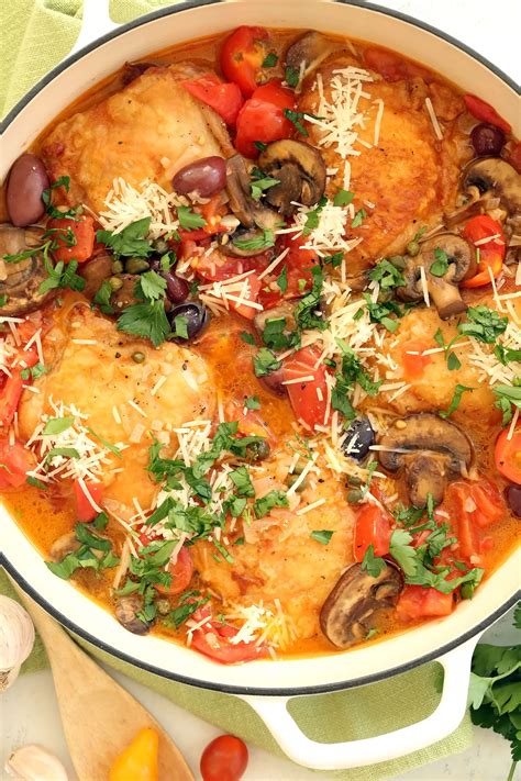 Italian recipes made with chicken. One Pan Italian Chicken - The Harvest Kitchen