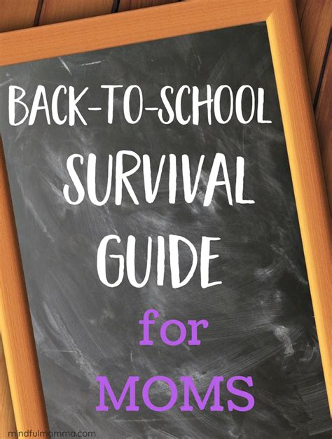 The Ultimate Back To School Survival Guide For Moms