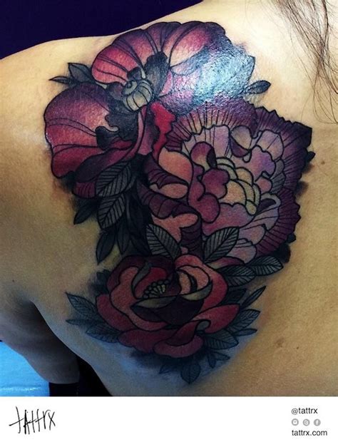 Body Tattoos Gia Rose Tattoo Vibrant Flowers Tattrx