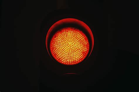 Hd Wallpaper Traffic Light In Red Traffic Light On Red Red Light