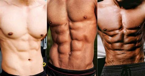 4 Pack Vs 6 Pack Vs 8 Pack Abs Differences Explained