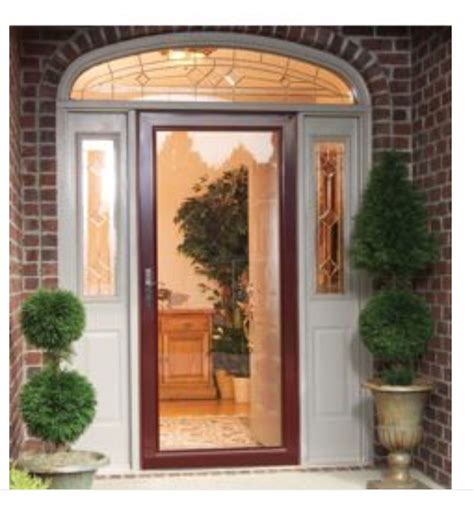 Decorative Glass Storm Doors Enhancing The Look Of Your Home Glass