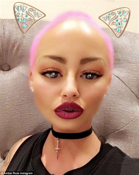 Amber Rose Debuts Her New Hot Pink Hair Colour That Matches Her Jeep
