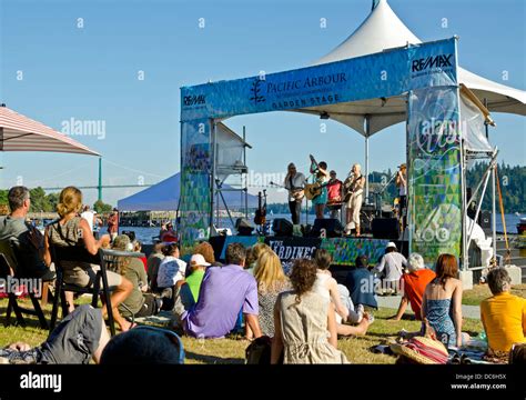 Outdoor Summer Music Concert By The Water In West Vancouver The