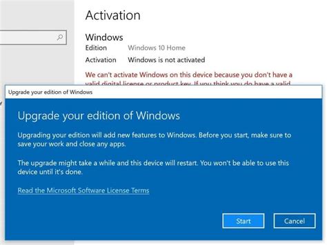 Windows 10 Activating And Linking Your Microsoft Account Product