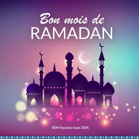 Je Vous Souhaite Un Bon Mois De Ramadan Sem Yacouba Isaac Zida