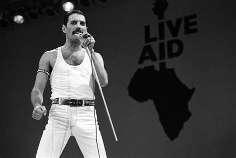 Freddie Mercury Queen Live Aid 1985 Photo Memorabilia Centenariocat