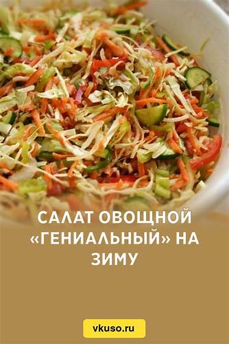 Салат овощной диета Салат овощной «Гениальный» на зиму, рецепт с фото — Вкусо.ру Салат овощной «Гениальный» на зиму, рецепт с фото — Вкусо.ру Салат овощной диета
