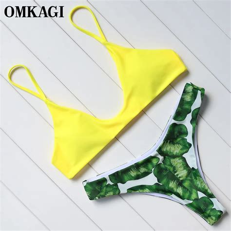 omkagi micro brazilian bikini 2018 swimsuit women swimwear sexy biquinis swimming bathing suit