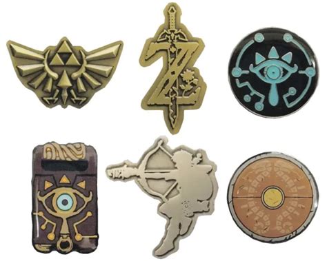 Legend Of Zelda Breath Of The Wild Pin Badge Collection 2017 Brand