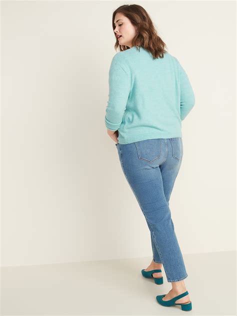 Mid Rise Power Slim Straight Plus Size Jeans Old Navy