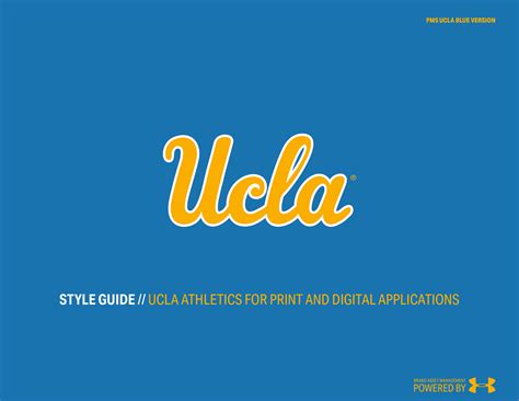 UCLA Athletics | PDF document | Branding Style Guides