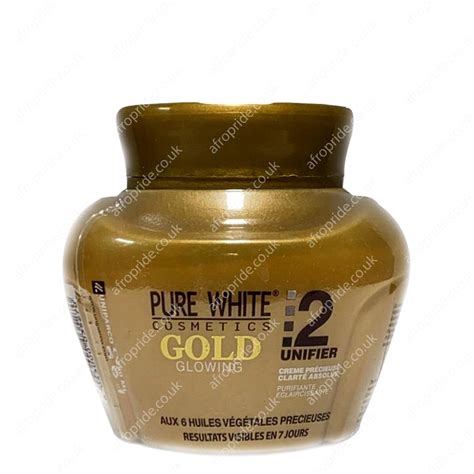 Pure White Gold Glowing 2 Unifier Afro Pride