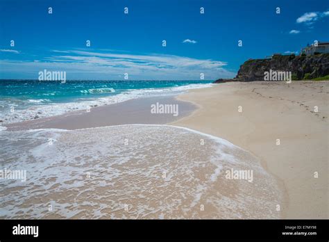 Crane Beach Barbados West Indies Stock Photo Alamy