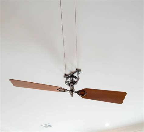 Control your ceiling fan with just a click of a button while sitting at the comfort of your sofa. Dual Ceiling Fan On Pulley System | Taraba Home Review