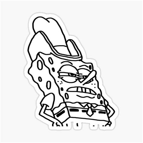 Dirty Dan Spongebob Sticker By Theemibee Redbubble