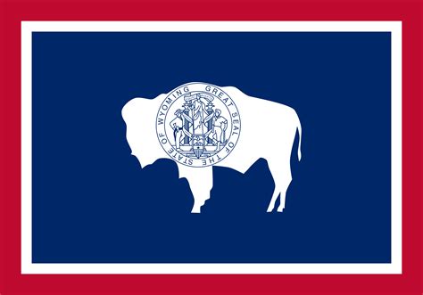 Wyoming Flag Coloring Page State Flag Drawing Flags Web