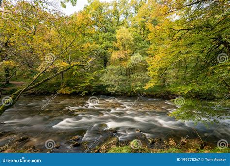 Tarr Steps In Exmoor National Park Stock Image Image Of Flowing