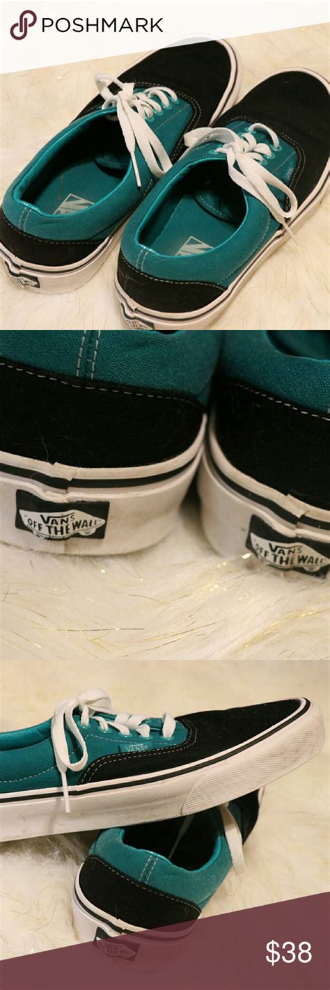 Turquoise Vans Worn But Still In Great Condition Vans Shoes Athletic