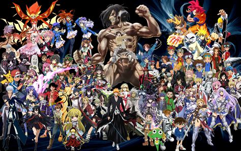 Anime Tous Les Personnages Tout Fond Décran Anime 1024x640