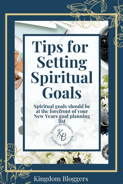 Spiritual Goal Setting Examples To Grow Your Faith Spirituality