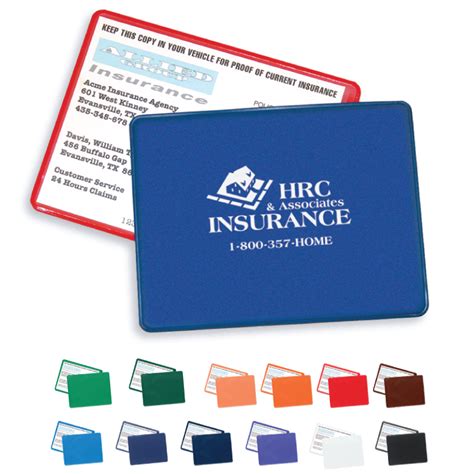 — choose a quantity of registration and insurance card holder. Custom Imprinted Insurance/Registration Holder