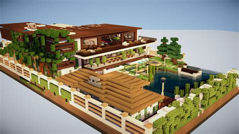 Modern Mansion Map Minecraft 1 12 2 Sexiic