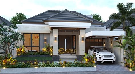 Contoh rumah villa modern tahun 2021 / jasa arsite. Desain Rumah Villa Bali 1.5 Lantai Bapak Ronald di Jakarta ...