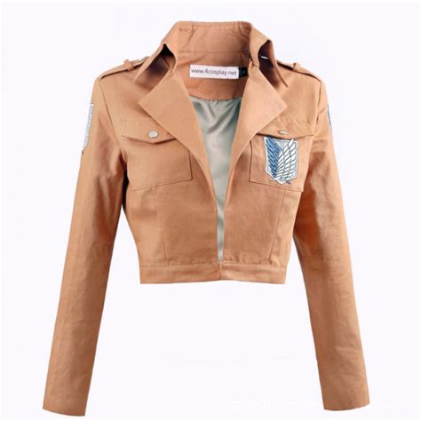 Streaming attack on titan anime series in hd quality. Attack on Titan Jacket Scout Regiment Eren Cosplay Jacket ...