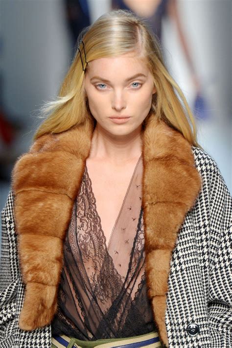Facebook is showing information to help you better understand the purpose of a page. Elsa Hosk Walks Ermanno Scervino Show at Milan Fashion ...