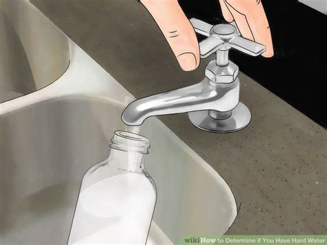 However, if you don't get many suds after shaking, and your water looks cloudy, that is a good indication you have hard water. 3 Ways to Determine if You Have Hard Water - wikiHow