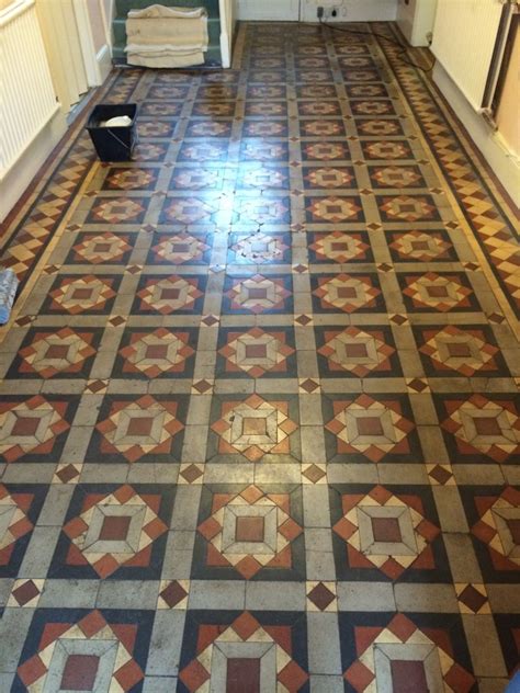 Original Victorian Tiled Hallway In Melksham Wiltshire Tile
