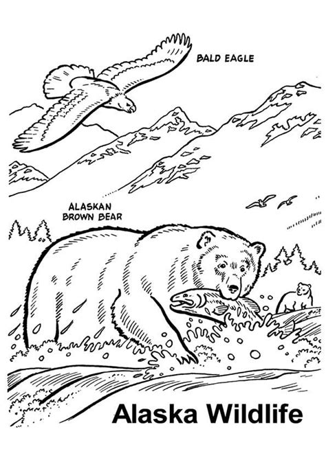 Free Alaska Coloring Pages