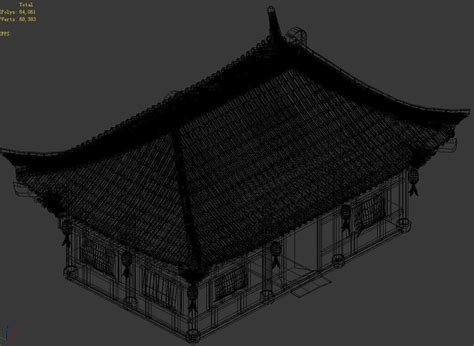 Architecture Desert Chinese Ancient Architecture 12 3d Model Cgtrader