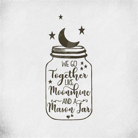 Moonshine Mason Jar Clip Art