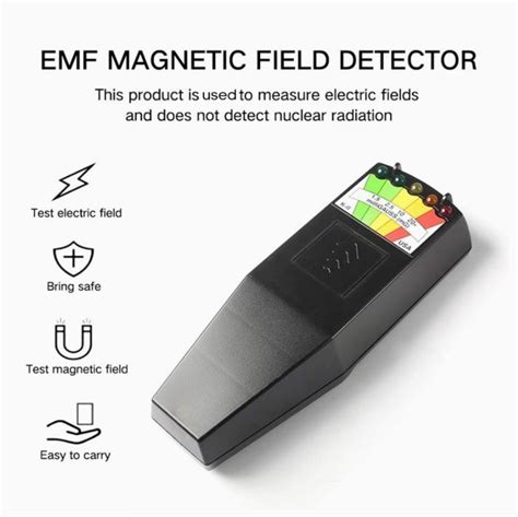 5 Led Emf Meter Magnetizing Field Detector Ghost Detecting Paranormal