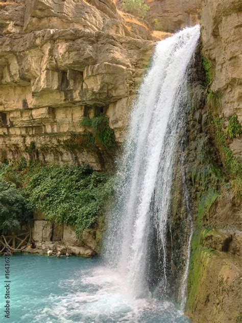 Waterfall Of Gali Ali Beg In Erbil Iraqi Kurdistan Region Stock Photo