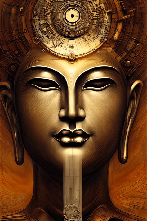 Hyper Realistic Male Buddha Graphic · Creative Fabrica