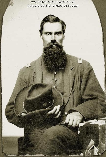 Civil War Captain Ca 1861 Maine Memory Network