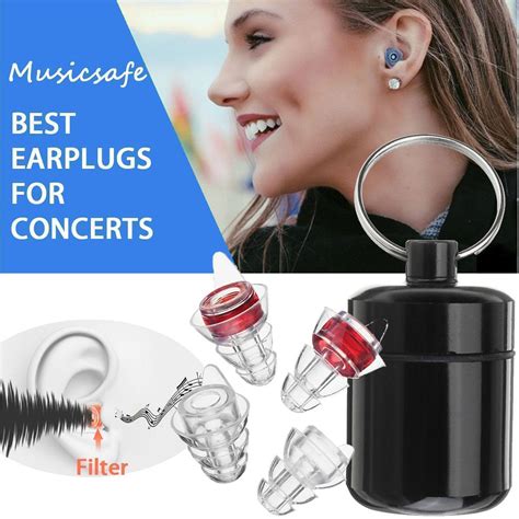 High Fidelity Concert Ear Plugs 20db Noise Reduction Music Earplugs
