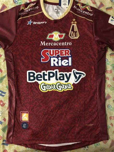 Deportes Tolima Home Camiseta De Fútbol 2021 Sponsored By Super Riel