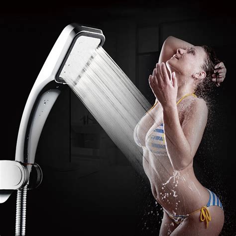 Buy High Pressure Shower Head 300 Hole Square Handheld Head Shower Water Saving