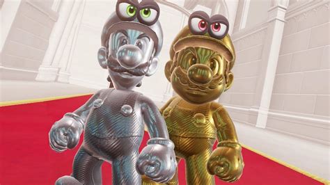 Golden Mario And Silver Luigi