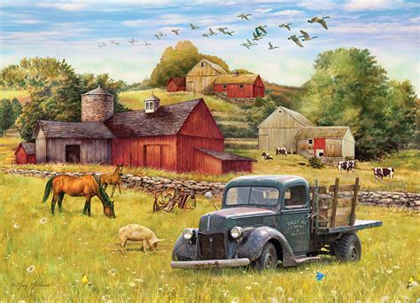 Summer Afternoon On The Farm 1000 Pieces Cobble Hill