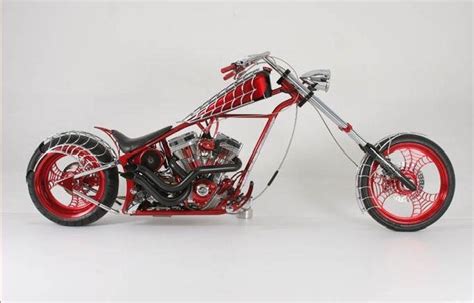 Red Chopper American Chopper Bike Motorcycle Harley