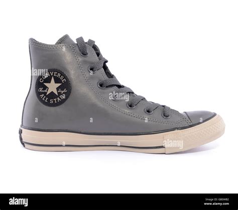 Side View Of A Converse Chuck Taylor All Star Rubber Sneaker Isolated