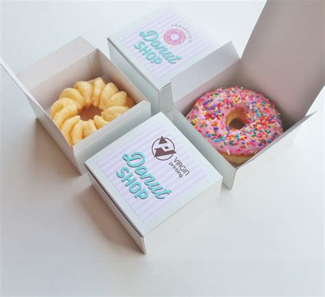 Donut Boxes — Custom Printing Donut Packaging Boxes Wholesale — Virgin